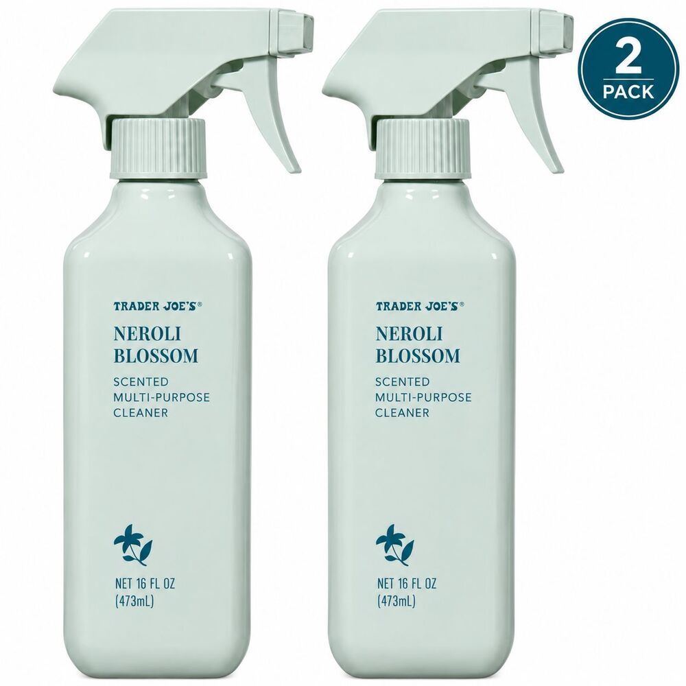 2 PACK Trader Joe's Neroli Blossom Scented Multi-Purpose Cleaner 16 oz